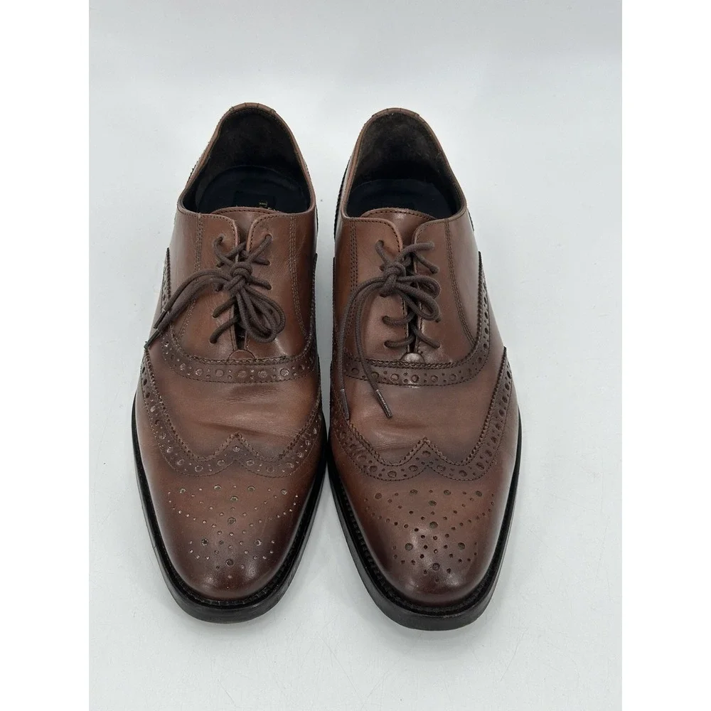 TO BOOT NEW YORK Bello Leather Brogue Oxfords Men's (Size 9 M) Brown